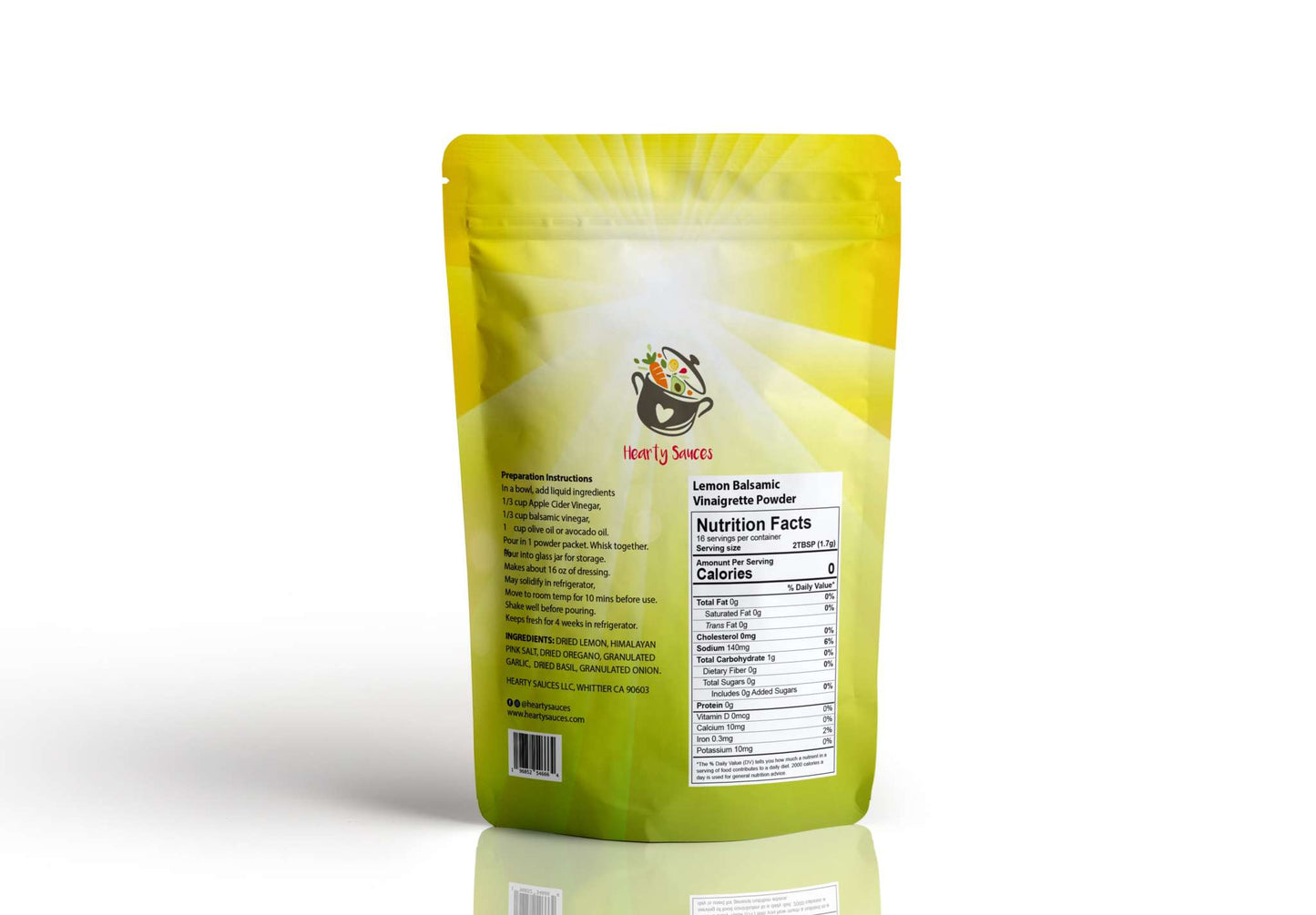 Lemon Vinaigrette Dressing Mix